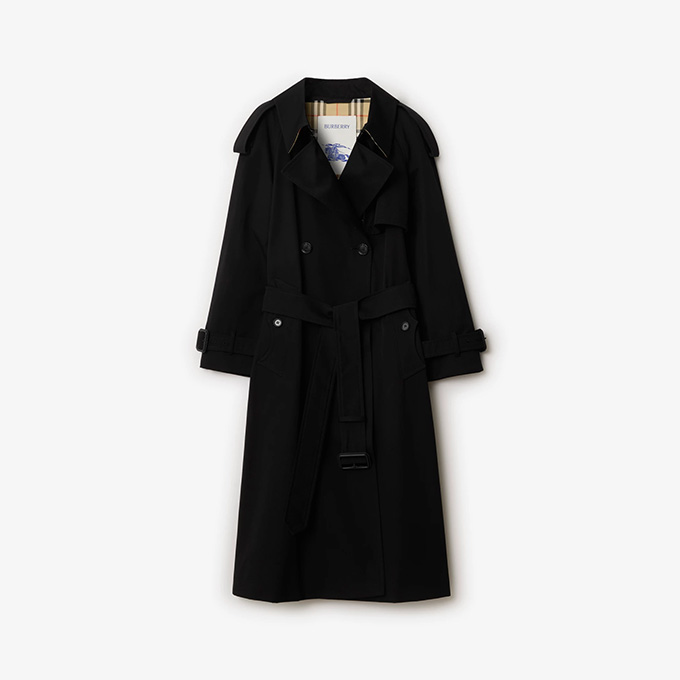 burberry fitzrovia long lightweight gabardine trench coat